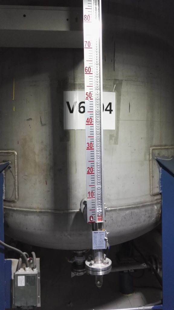 Continuous Level Control of Wastewater with Magnetic Level Indicators