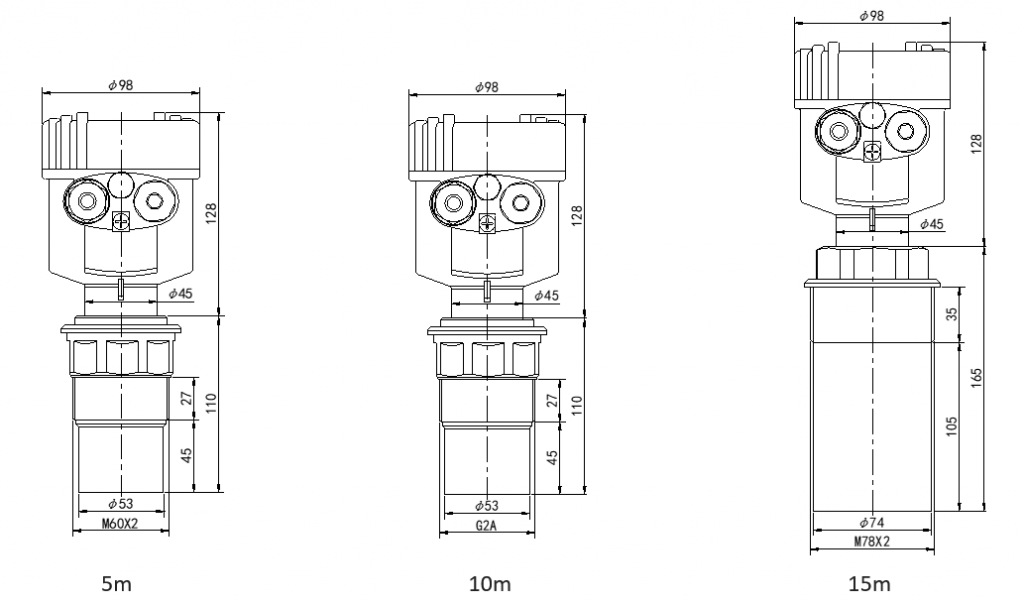 Uson-21 Ex Ultrasonic Level Transmitter