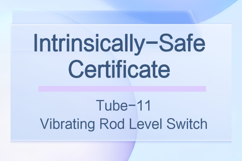 Intrinsically-Safe Certificate of Tube-11 Vibrating Rod Level Switch